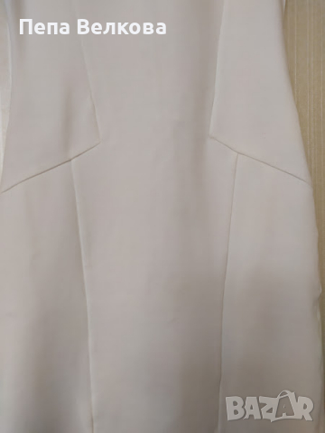 Елегантна бяла рокля, снимка 3 - Рокли - 36218840