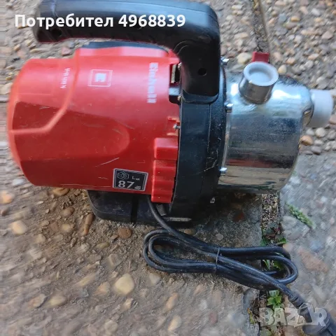 Водна помпа Einhell, снимка 4 - Напояване - 56379008