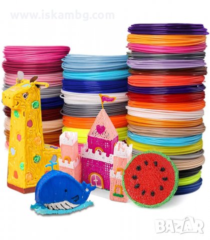 ЦВЕТЕН ПЪЛНИТЕЛ ЗА 3D ПИСАЛКА КОМПЛЕКТ ОТ 12 ИЛИ 18 ЦВЯТА - КОД 3231, снимка 4 - Рисуване и оцветяване - 33885639