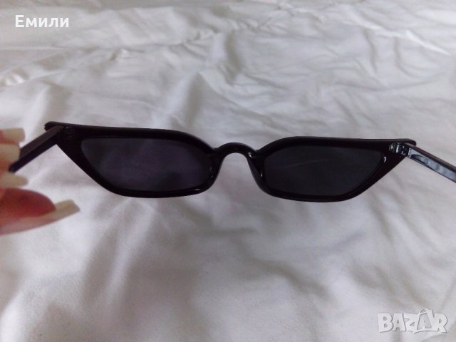 Правоъгълни слънчеви очила тип котешко око , снимка 5 - Слънчеви и диоптрични очила - 34009102