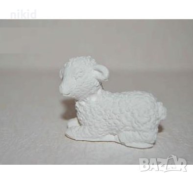 3D легнала малка овца агне силиконов молд форма калъп гипс декор, снимка 2 - Форми - 41867429