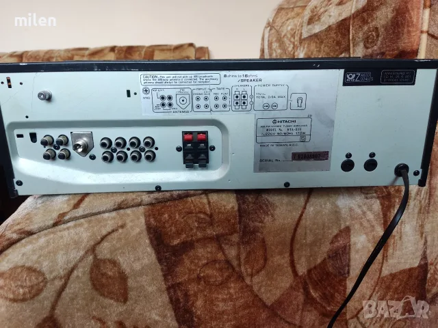 Hitachi HTA-D30 Стерео Усилвател с тунер, снимка 5 - Ресийвъри, усилватели, смесителни пултове - 56056477