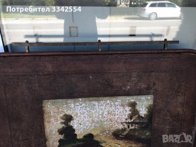 ТАБЛИ МЕТАЛ РИСУВАНИ ЗА ЛЕГЛО С ЧУГУНЕНИ ЛЯТИ КРАКА, снимка 4 - Други ценни предмети - 41801719