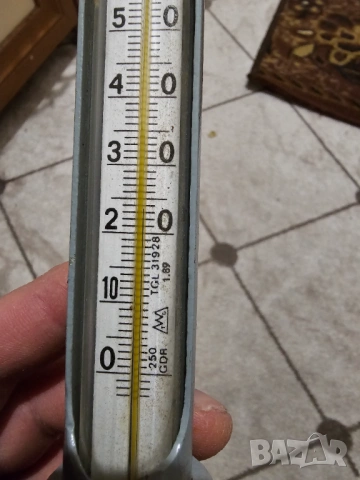Немски Промишлен термометър за парно и други цели до 100 градуса., снимка 3 - Други машини и части - 53170157