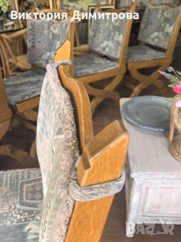 Комплект от 6 трапезни стола (Х) , снимка 9 - Столове - 52837107