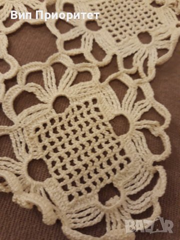 Каре № 51 ръчна изработка, от качествено макраме, снимка 3 - Покривки за маси - 39152985