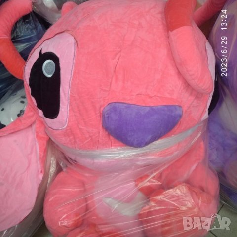 Розов ,Лилав или Син Стич, 100см., снимка 2 - Плюшени играчки - 41394862