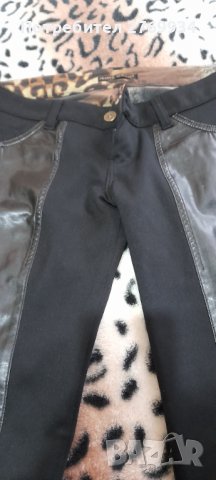Черен кожен панталон FRANCO FERUCCI нов размер XL, снимка 3 - Панталони - 39820331