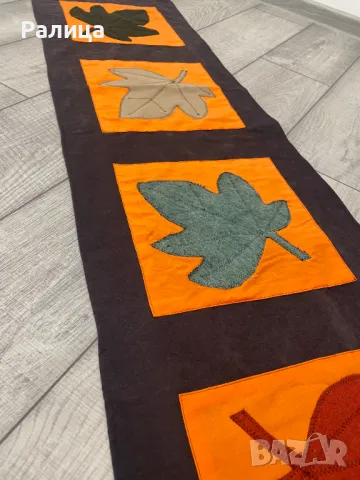 Есенен тишлайфер с листа, снимка 3 - Покривки за маси - 23943867