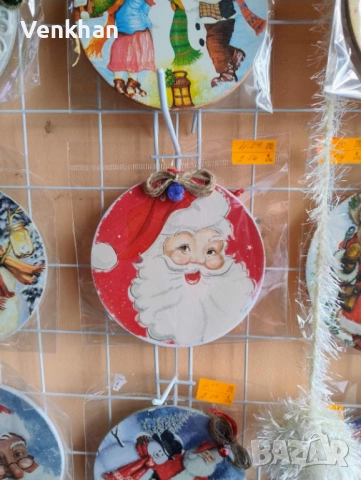 Коледни дървени украшения за дома., снимка 3 - Декорация за дома - 52827754