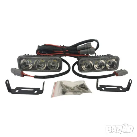 Комплект компактни LED прожектори 85 x 30 mm, снимка 2 - Аксесоари и консумативи - 55864195
