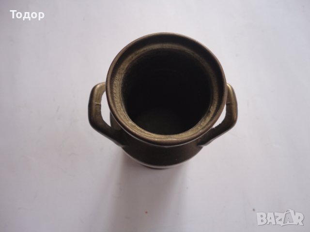 Старинен бронзов съд гюм , снимка 5 - Колекции - 41223571