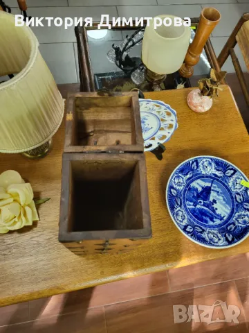 Дървена кутия за бутилка, снимка 8 - Други - 47437827