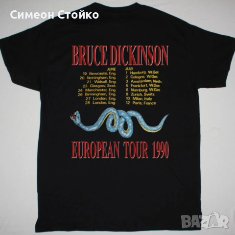 Тениска на Bruce Dickinson , снимка 2 - Тениски - 53497040