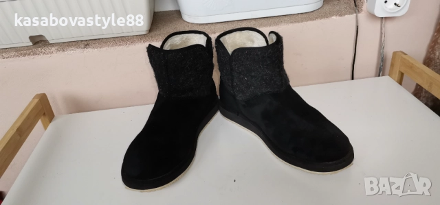 Боти Esprit 38 н. Естествен велур , снимка 6 - Дамски боти - 52377331