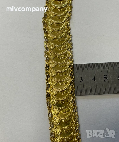 Златно колие 18.04гр.58см., снимка 4 - Колиета, медальони, синджири - 53595641