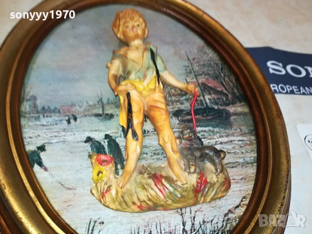 КАРТИНА ОТ ФРАНЦИЯ 2808231650, снимка 4 - Антикварни и старинни предмети - 42000519