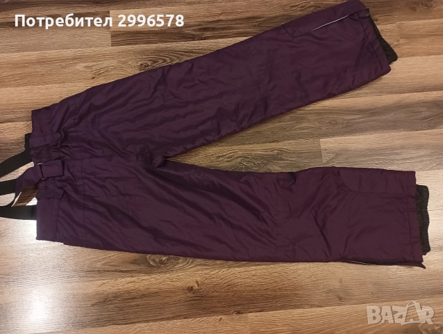 Детски ски панталон номер 134 / 140 за момиче дамски лилав, снимка 4 - Зимни спортове - 52863135