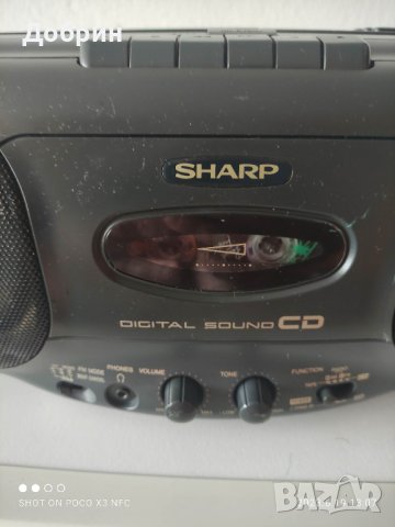 SHARP QT-CD44H, снимка 2 - Радиокасетофони, транзистори - 41263612