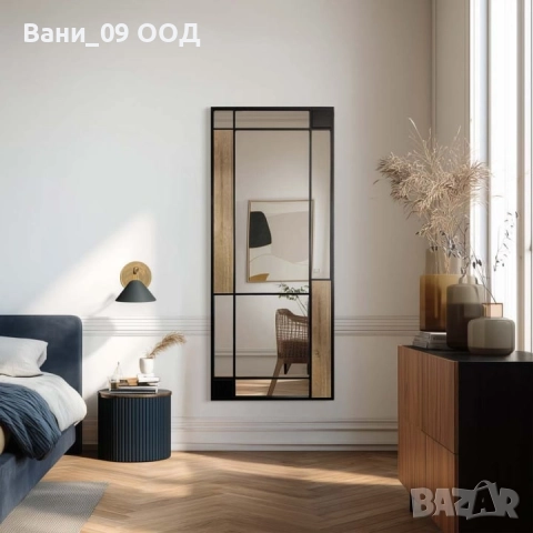 Голямо стенно огледало с модерен дизайн , снимка 2 - Огледала - 51729710