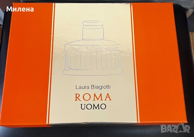 Roma uomo Laura Biagiotti луксозен комплект, снимка 2 - Мъжки парфюми - 52511881