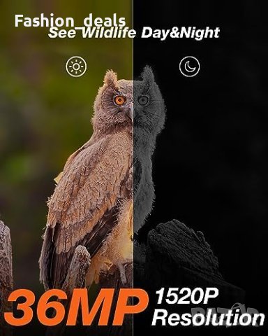 Нова соларна Ловна камера Водоустойчива за лов наблюдение диви животни, снимка 4 - Камери - 42246546