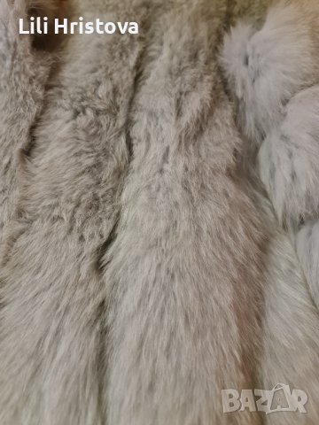 Палто естествен косъм лисица, снимка 2 - Палта, манта - 39249784