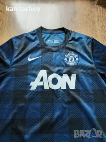 MANCHESTER UNITED 2013 2014 AWAY SHIRT - мъжка колекционерска тениска Л, снимка 5 - Тениски - 50211692