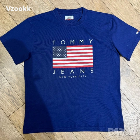 Мъжка тениска Tommy Jeans | L размер, снимка 2 - Тениски - 53697147