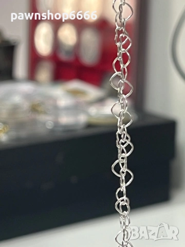 Сребърен синджир проба 925 тегло 2.50 грама , снимка 2 - Колиета, медальони, синджири - 53188657
