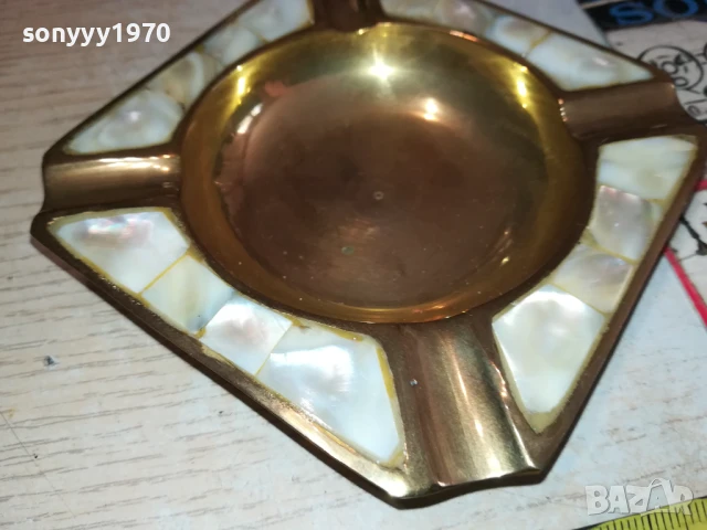 МЕСИНГОВ ПЕПЕЛНИК ОТ АНГЛИЯ 2007251923LCHERY, снимка 15 - Антикварни и старинни предмети - 51084231