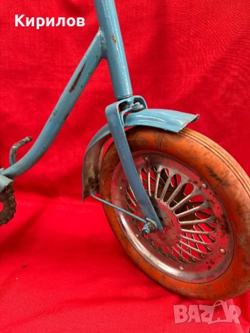 Старо детско колело триколка!, снимка 3 - Антикварни и старинни предмети - 53512271