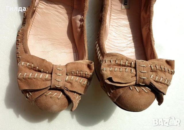 Miu Miu балеринки 38 налично, снимка 2 - Дамски ежедневни обувки - 51288934