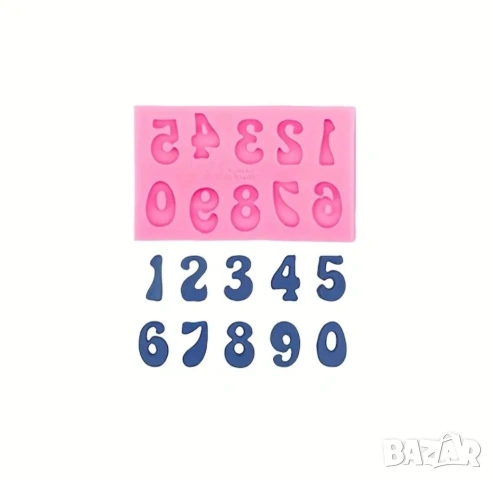 Молд цифри , снимка 2 - Форми - 53317953