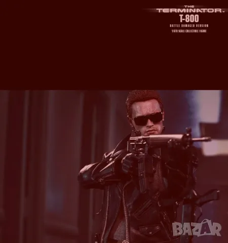 ХОТ ТОЙС ЗЛИЯТ ТЕРМИНАТОР-Hot Toys Master peace MMS238 Evil T-800 Battle Damaged–The Terminator 1984, снимка 5 - Колекции - 55963548