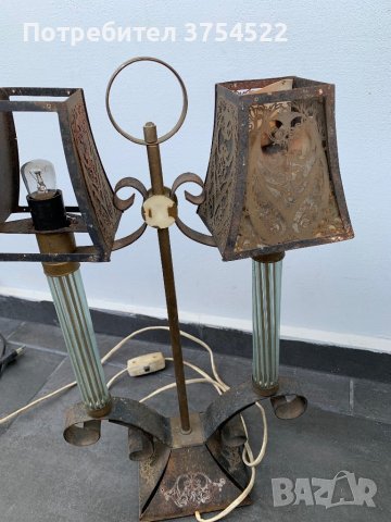 Стара руска настолна лампа, снимка 10 - Антикварни и старинни предмети - 41421350