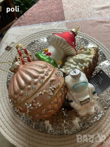 стъклени играчки за елха , снимка 2 - Декорация за дома - 52089685