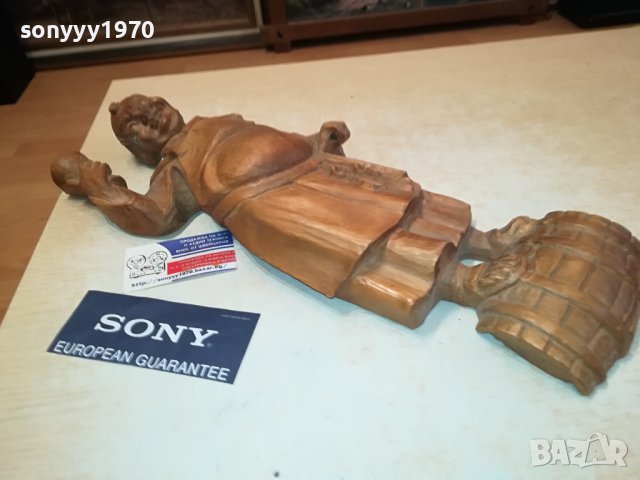 МОНАХ ВЪРХУ БУРЕ-ДЪРВО ВНОС ГЕРМАНИЯ 0508231745, снимка 12 - Антикварни и старинни предмети - 41766612