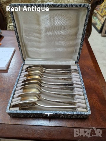 Страхотни антикварни френски лъжички за чай - SFAM, снимка 1