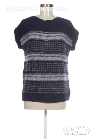 Продавам чисто нов,дамски тъмносин пуловер без ръкави-Gerry Weber., снимка 11 - Блузи с дълъг ръкав и пуловери - 52414531