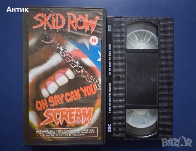 Видеокасета VHS SKID ROW , снимка 3 - Други жанрове - 52988635