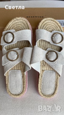 Чехли естествен велур