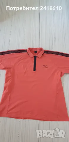 Hackett Aston Martin  3/4 Zip Pique Stretch Cotton Mens Size 2XL - 3XL  ОРИГИНАЛ! Мъжка Тениска!, снимка 12 - Тениски - 50436099