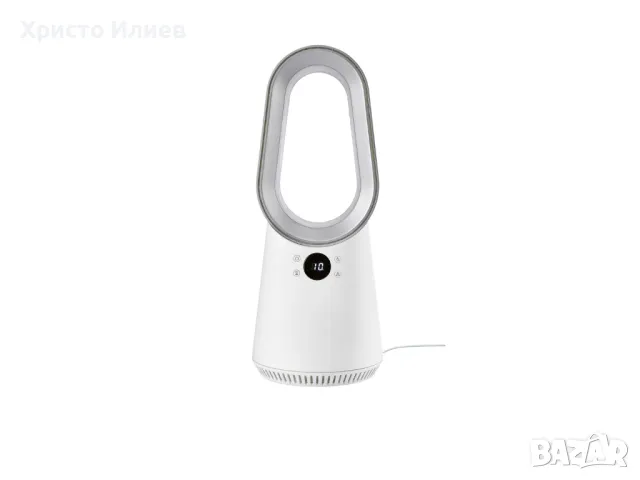 Отоплителен вентилатор за топло и студено без ротор 10 степени Вентилаторна печка Черен Бял, снимка 6 - Вентилатори - 49524226