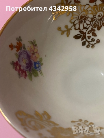 GKS. 1900-1945 г.Порцеланова чаша., снимка 4 - Антикварни и старинни предмети - 52436162