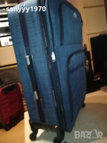 КУФАР 76Х47Х25СМ BLUE DENIM 1808230844, снимка 5 - Куфари - 41890737