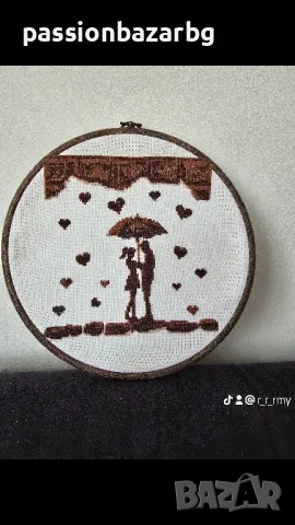 Гоблен ,, Шоколадова Любов ", снимка 3 - Картини - 47555349