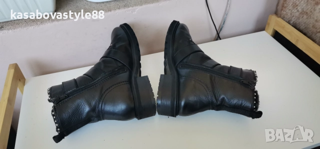 Боти Hallhuber 38 н Естествена кожа , снимка 4 - Дамски боти - 52743134