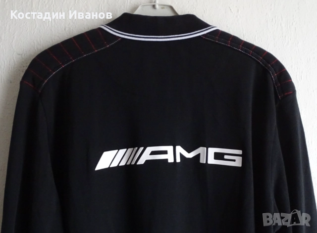 Mercedes-AMG поло блуза с дълъг ръкав Daimler AG, снимка 4 - Блузи - 52594015