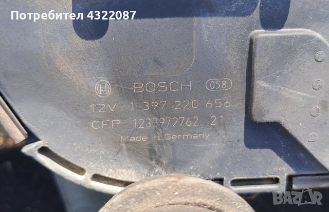 Механизъм с моторче чистачки,рамена чистачки Volkswagen Touran II 2011-2015, снимка 2 - Части - 51484842